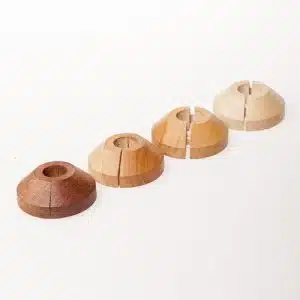 Solid Oak Dowelled Oiled-Pipe Rosettes