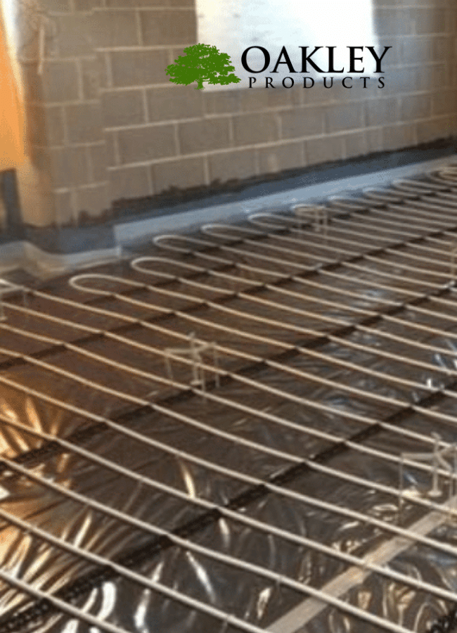 wide plank flooring with underfloor heating