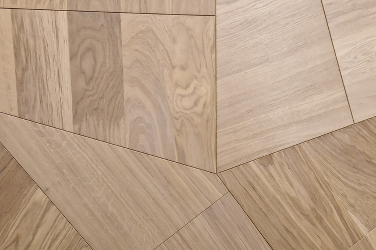 custom designed flooring pattern